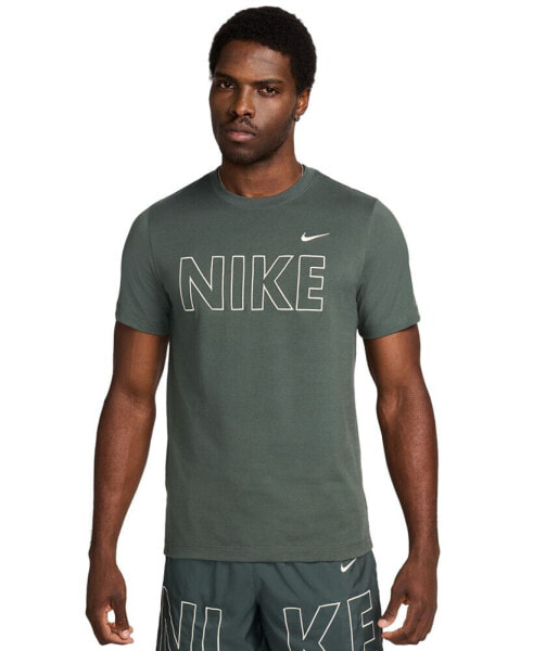 Men's Sportswear Logo Graphic Short Sleeve Crewneck T-Shirt