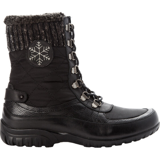 Propet Delaney Frost Snow Womens Black Casual Boots WFV032SBLK