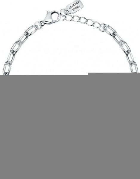 Steel bracelet with Myself pendants LPS05ASE04