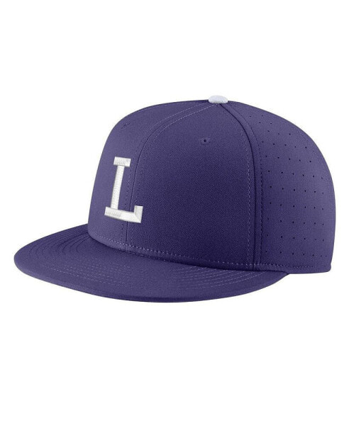Men's Purple LSU Tigers Aero True Baseball Performance Fitted Hat