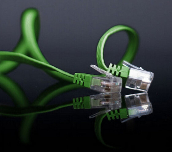  Сетевой кабель.  Зеленый ShiverPeaks SP711-SLG, 1 m, Cat6, U/UTP (UTP), RJ-45, RJ-45