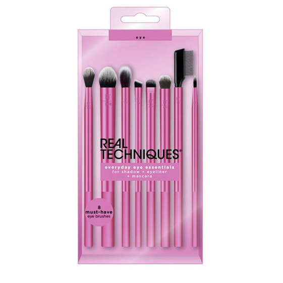 REAL TECHNICS Everyday Eye Essentials Makeup Brush 8 Units