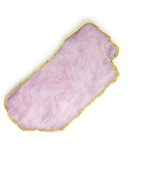 Сырная доска из розового кварца Gauri Kohli Dazzle "Гастинообразный"