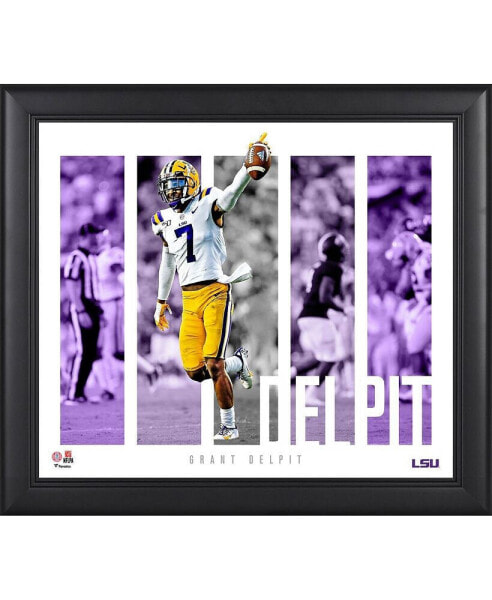Grant Delpit LSU Tigers Framed 15" x 17" Player Panel Collage