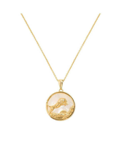 Leo, Gold Zodiac Necklace