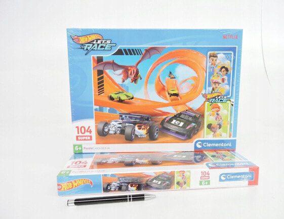 Clementoni Puzzle Hot Wheels 104 elementy Super Kolor