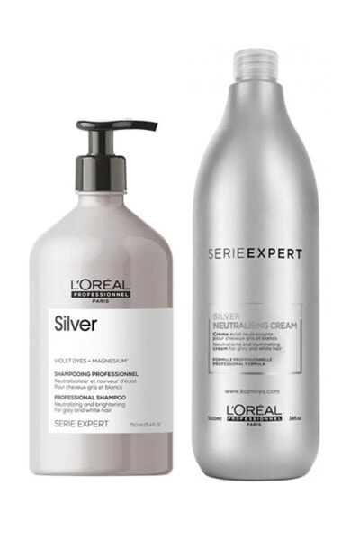 Serie Expert Magnesium Silver Şampuan 750ml Saç Kremi 1000ml