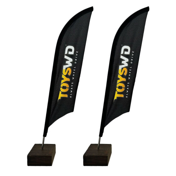 CRAWLER PARK ToysWD 30 cm Flags 2 Units For RC 1/10