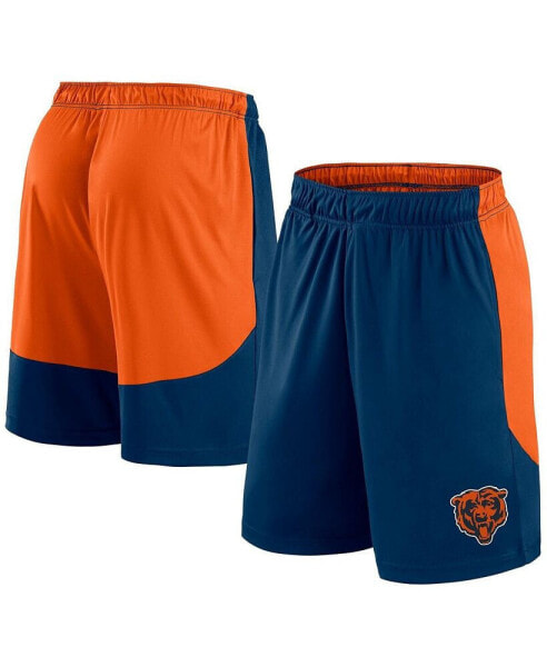 Men's Navy/Orange Chicago Bears Go Hard Shorts