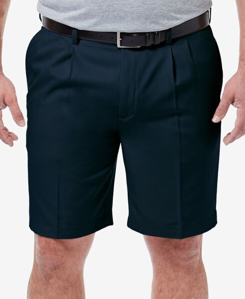 Men's Big & Tall Cool 18 PRO® Classic-Fit Stretch Pleated 9.5" Shorts