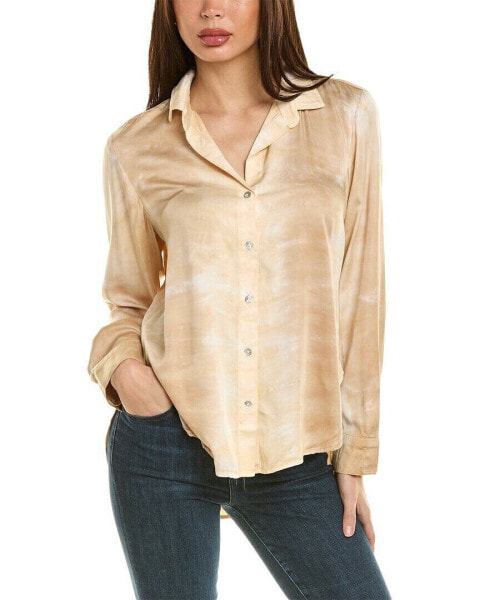 Bella Dahl Flowy Shirt Women's Brown S