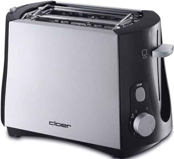 Cloer Toaster 3410 - 2 slice(s) - 825 W - 230 V - 275 x 160 x 180 mm