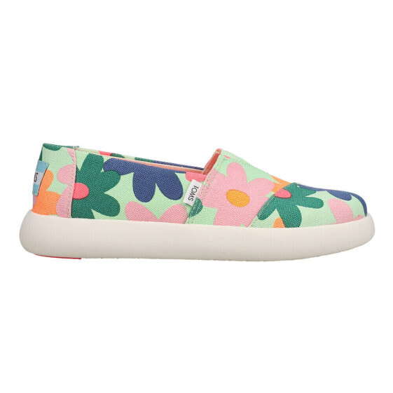 TOMS Alpargata Mallow Floral Slip On Womens Size 8.5 B Sneakers Casual Shoes 10