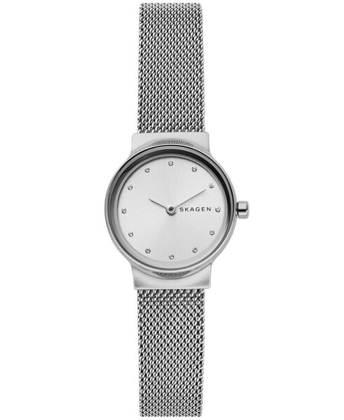 Часы и аксессуары Skagen женские наручные часы с сетчатым браслетом Freja из нержавеющей стали 26 мм