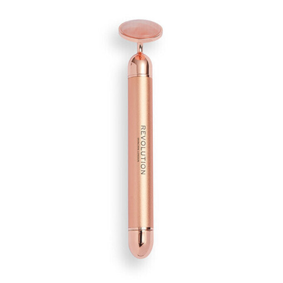 Вибрационный массажер для лица Revolution Rose Quartz Face Roller