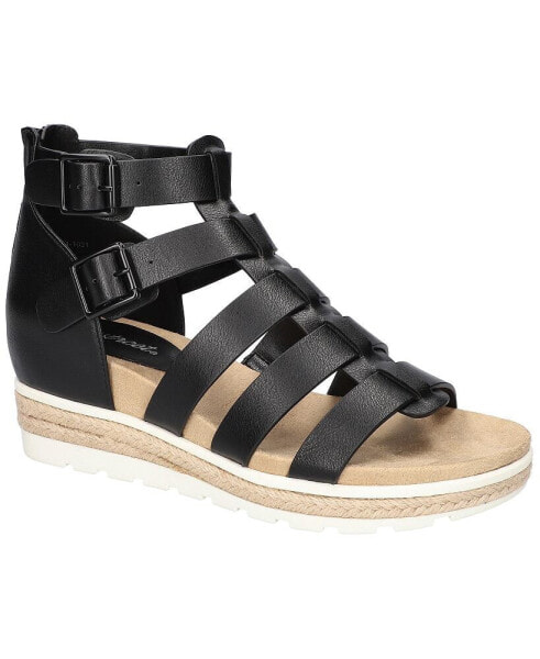 Women's Simone Zip Wedge Sandals