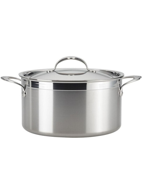 ProBond Clad Stainless Steel 8-Quart Covered Stock Pot