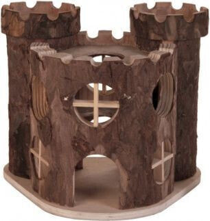 Игрушка для грызунов TRIXIE деревянный замок DREWNIANY
