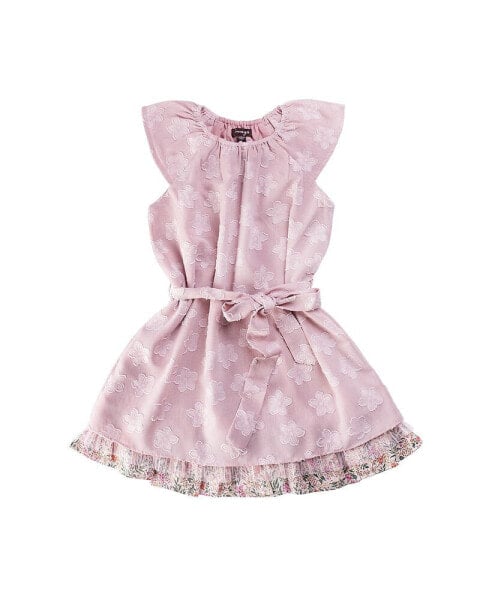 Платье для малышей IMOGA Collection "Джульетта" из жаккардовой ткани с цветочным узором