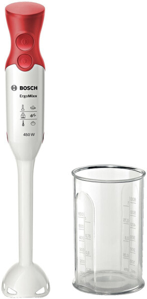 Bosch MSM64010 - Immersion blender - 1.4 m - 450 W - Red,White