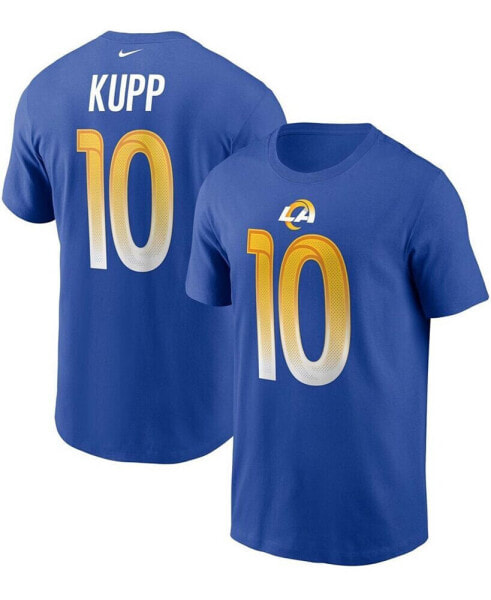 Men's Cooper Kupp Royal Los Angeles Rams Name and Number T-shirt