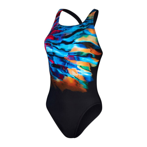 SPEEDO Placement Digital Leaderback Swimsuit