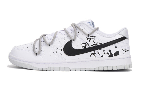 【定制球鞋】 Nike Dunk Low 熊猫 竹子 解构 高街 低帮 板鞋 男款 黑白 / Кроссовки Nike Dunk Low DV0831-101