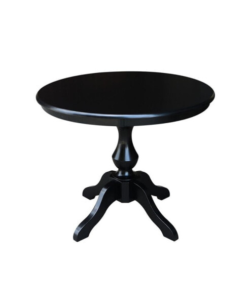 36" Round Top Pedestal Table - 28.9"H