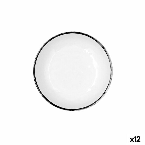 Блюдо Quid Select Filo Белый Чёрный Пластик 16,6 x 5,8 cm (12 штук)
