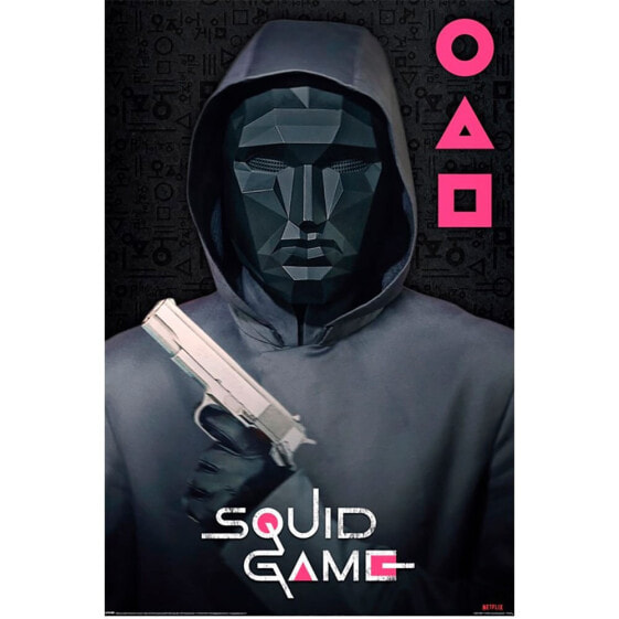 PYRAMID Squid Game Mask Man Poster