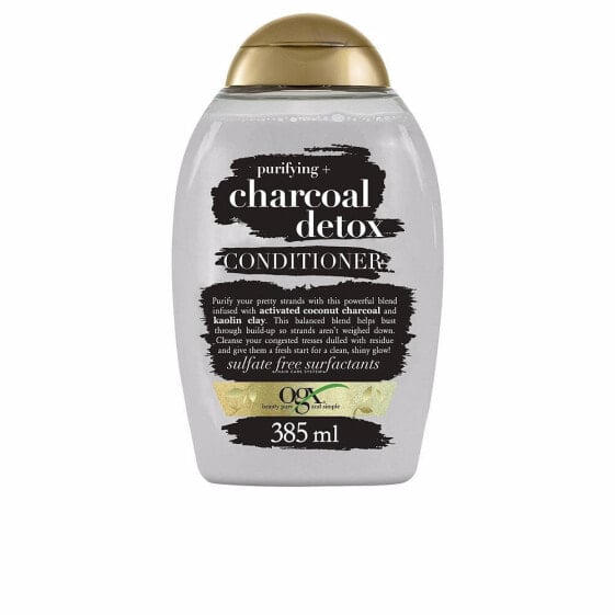 Кондиционер OGX Charcoal Detox Очищающее и отшелушивающее средство Активированный уголь 385 ml