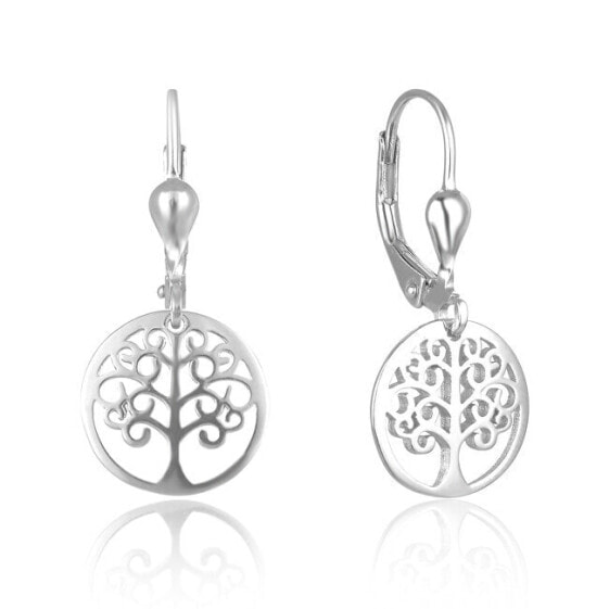 Fashion silver earrings tree of life AGUC2710