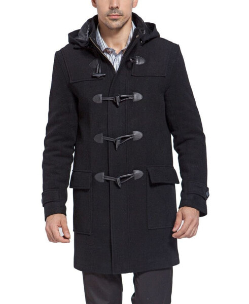 Men Benjamin Wool Blend Classic Duffle Coat - Tall