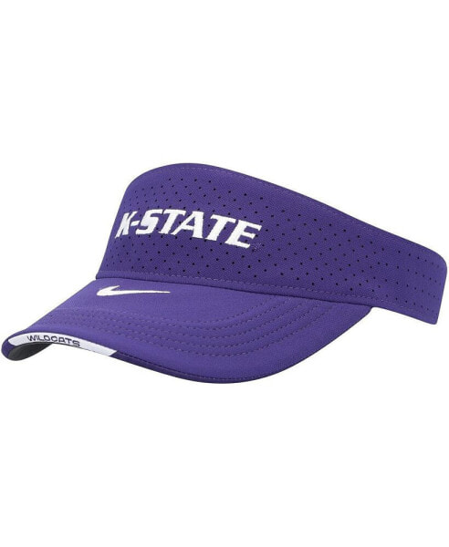 Men's Purple Kansas State Wildcats 2023 Sideline Performance Adjustable Visor