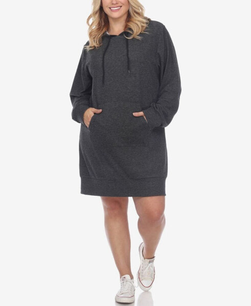 Plus Size Hoodie Sweatshirt Dress