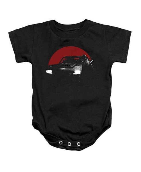 Baby Girls The Baby Red Moon And Batmobile Snapsuit