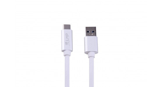 LMP 16652 - 1 m - USB A - USB C - USB 3.2 Gen 1 (3.1 Gen 1) - 10000 Mbit/s - Silver