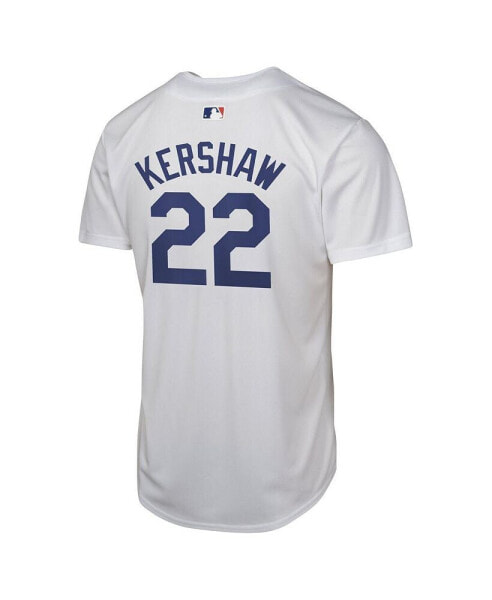 Big Boys and Girls Clayton Kershaw White Los Angeles Dodgers Home Player Game Jersey