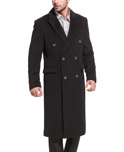 Men Josh Wool Blend Double Breasted Long Coat