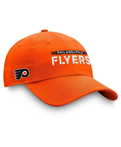 Men's Orange Philadelphia Flyers Authentic Pro Rink Adjustable Hat
