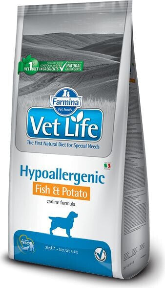 Farmina Pet Foods Vet Life Hypoallergenic Fish And Potato Pies 12kg