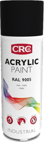 CRC 31075-AA ACRYL-Schutzlack RAL 9005 Schwarz matt 400 ml