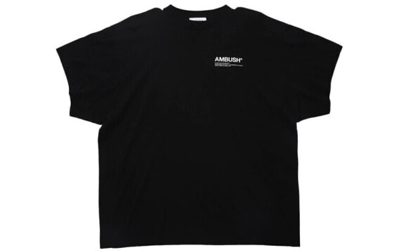 AMBUSH 小Logo短袖T恤 男女同款 黑色 / Футболка AMBUSH LogoT 12111647