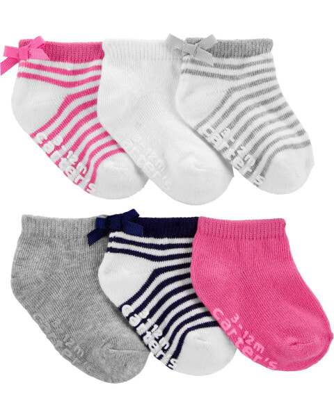 Toddler 6-Pack Ankle Socks 2T-4T