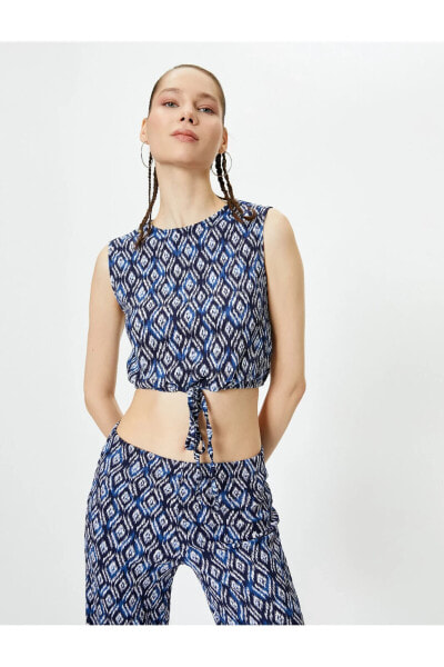 Маечка Koton Ethnic FrontTie Crop