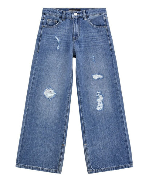 Big Girl Denim 90s Fit Distressed Jeans