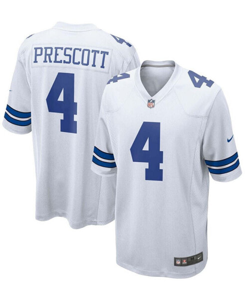 Men's Dak Prescott White Dallas Cowboys Game Team Jersey