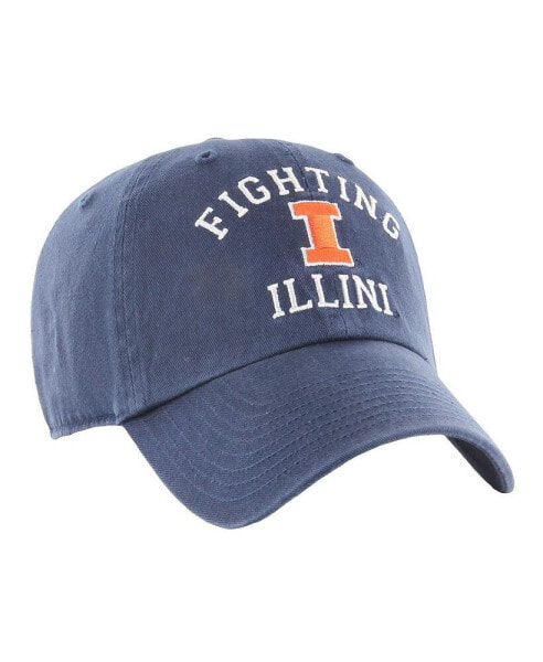 47 Brand Men's Illinois Fighting Illini Archway Clean Up Adjustable Hat