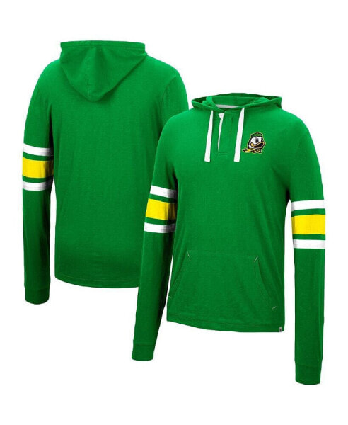 Men's Green Oregon Ducks Lebowski Hoodie Long Sleeve T-shirt