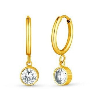 Decent gold-plated earrings Vrigia Gold